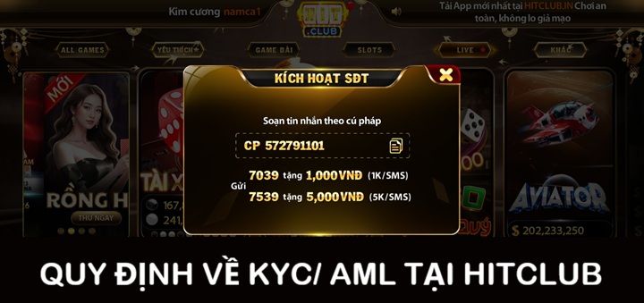 Quy định về KYC/ AML tại Hitclub